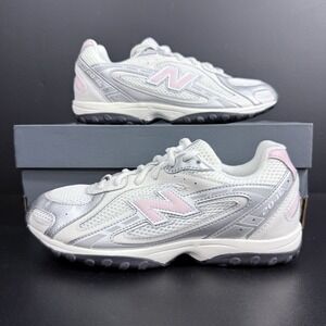 New Balance 204L Lace Youth 4.5 Women's 6 Pink White Kids Grade School G204L9EA